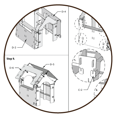 Assembly instructions included