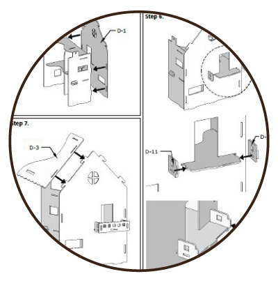 Assembly instructions included